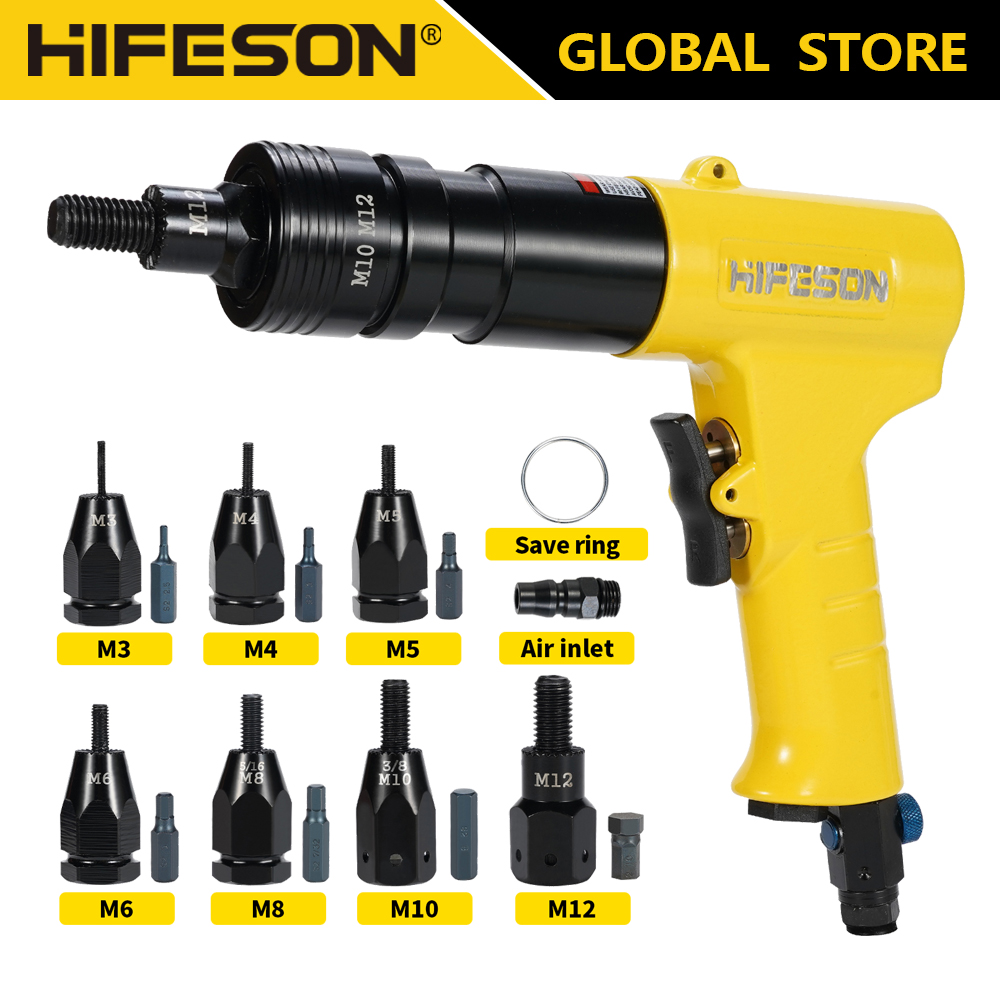 Pneumatic Air Rivet Nut Guns I - Rivet Setter Tool ulasan dan harga