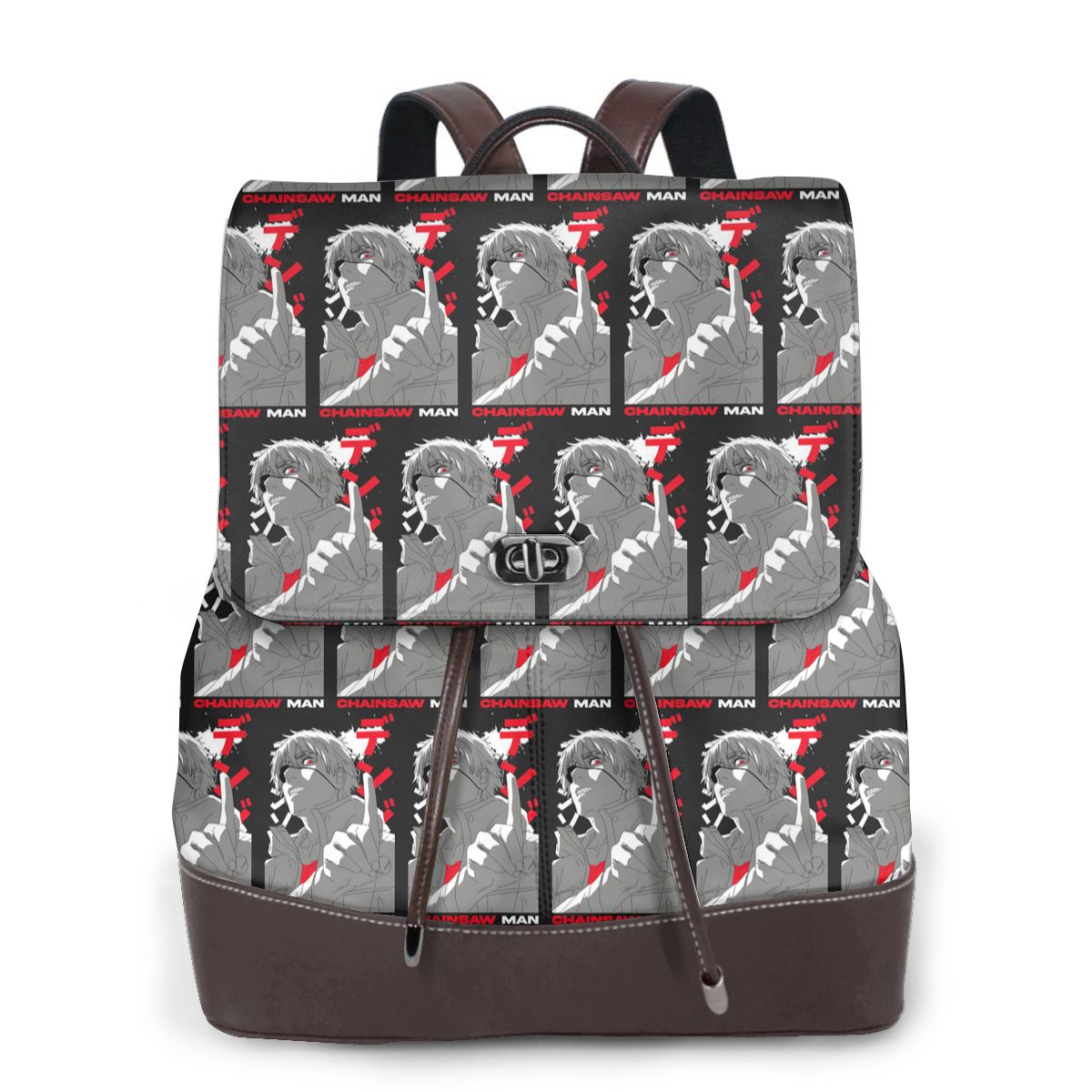 Anime Chainsaw Man Devil Women - Leather Work Rucksack Mens ulasan dan harga
