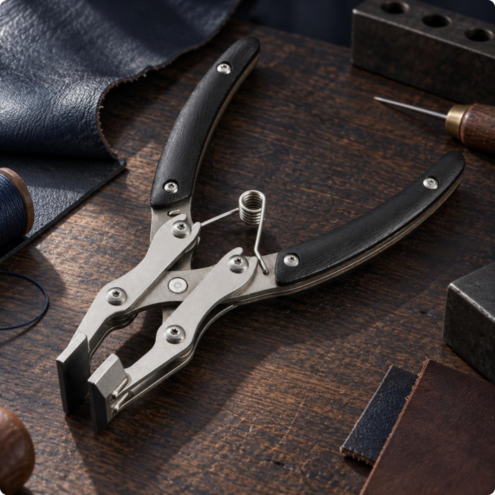 Professional Leather Edge Plie - Leatherwork Hand Press ulasan dan harga