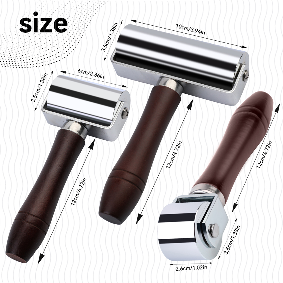 Leather Press Edge Roller with - Leatherwork Hand Press ulasan dan harga