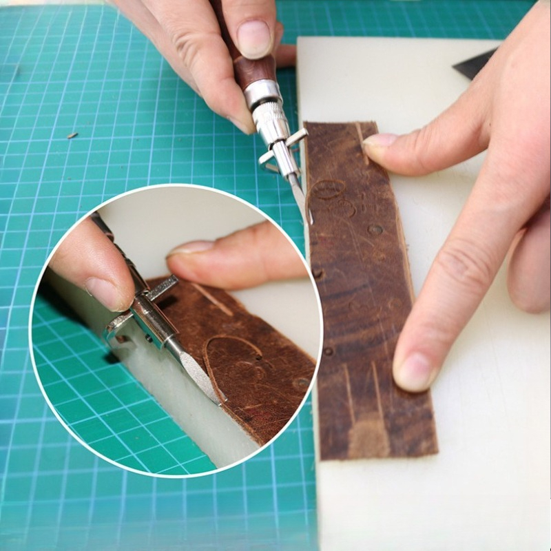 7 In 1 Adjustable Leathercraft - Groover Stitching Tool ulasan dan harga