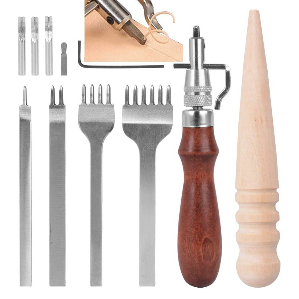 7 In 1 Adjustable Leathercraft - Groover Stitching Tool ulasan dan harga
