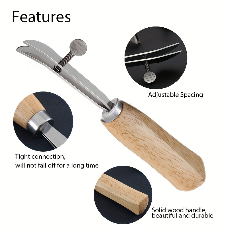 1pc Adjustable Width Leather E - Leatherwork Machine ulasan dan harga