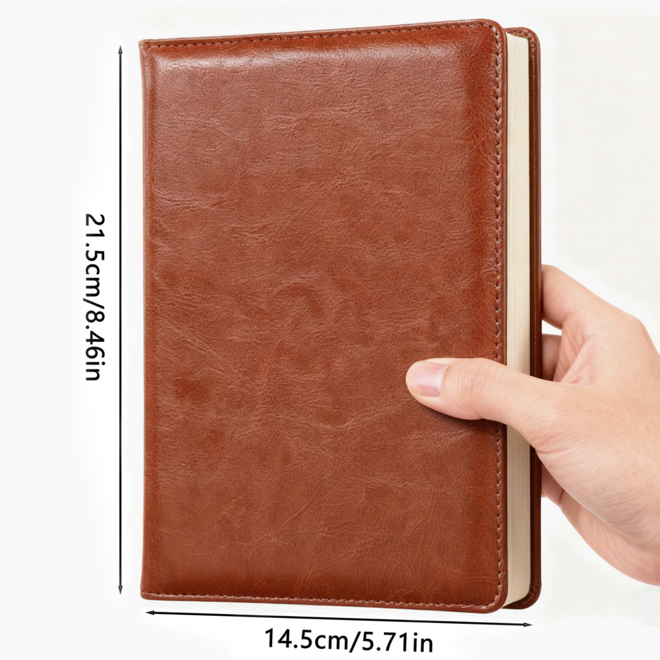 Hand Drawn Heart Retro Leather - Leather Work Diary Covers ulasan dan harga