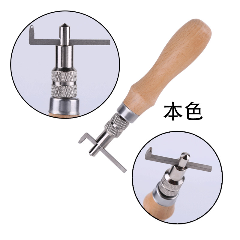 Adjustable Leather Edge Stitch - Groover Stitching Tool ulasan dan harga