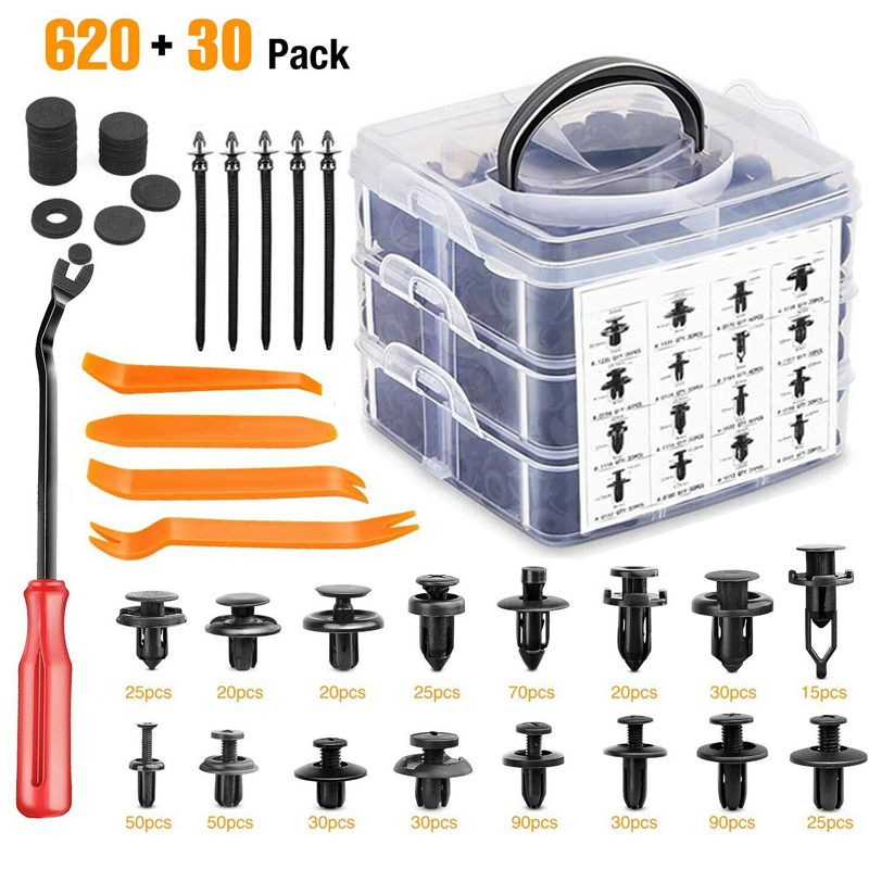 Mixed Size Car Plastic Retaine - Rivet Setter Tool ulasan dan harga