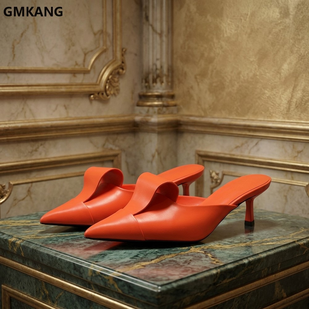 Pointed Toe Mid Heel Mary Jane - Leatherwork Designs ulasan dan harga