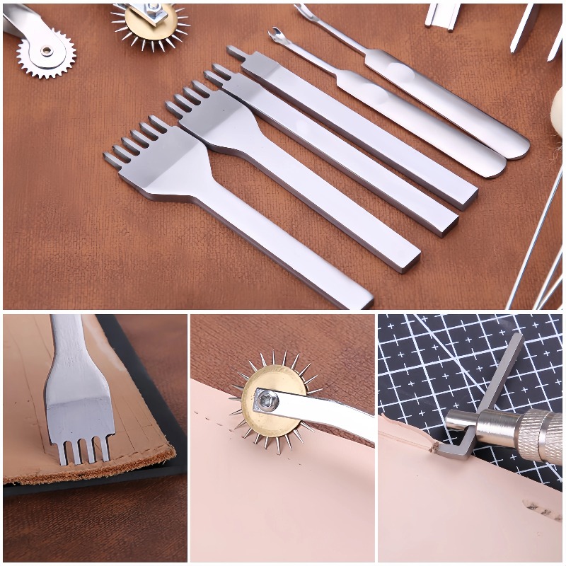 Professional Hand Sewing Leath - Groover Stitching Tool ulasan dan harga