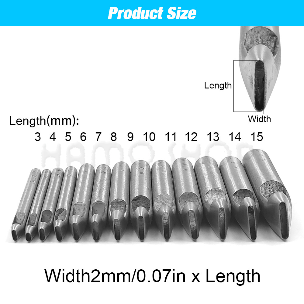 2mm/3mm Width Leather Oval Sha - Rivet Setter Tool ulasan dan harga