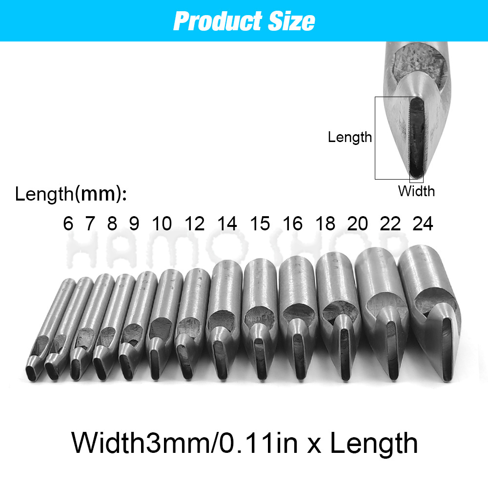 2mm/3mm Width Leather Oval Sha - Rivet Setter Tool ulasan dan harga